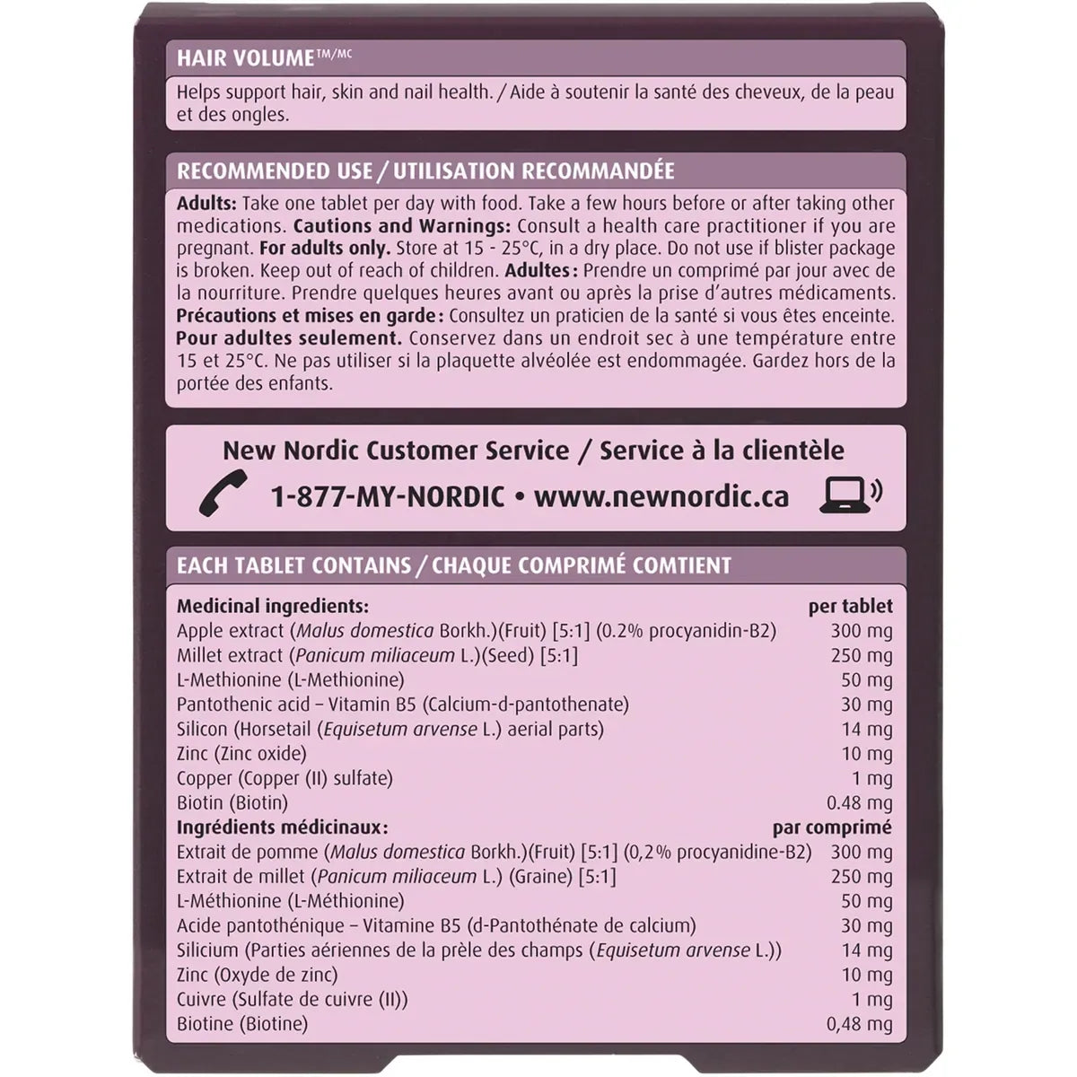 New Nordic Hair Volume product detail