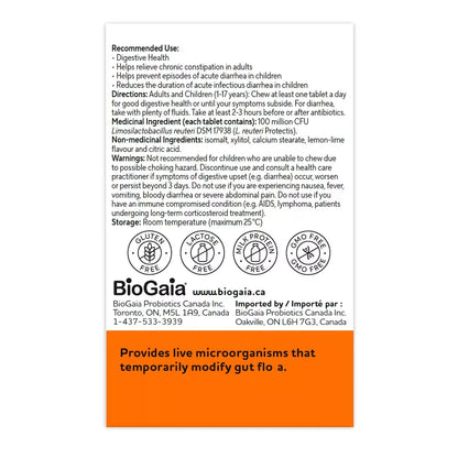 Biogaia Protectis Tablets Lemon-Lime product detail