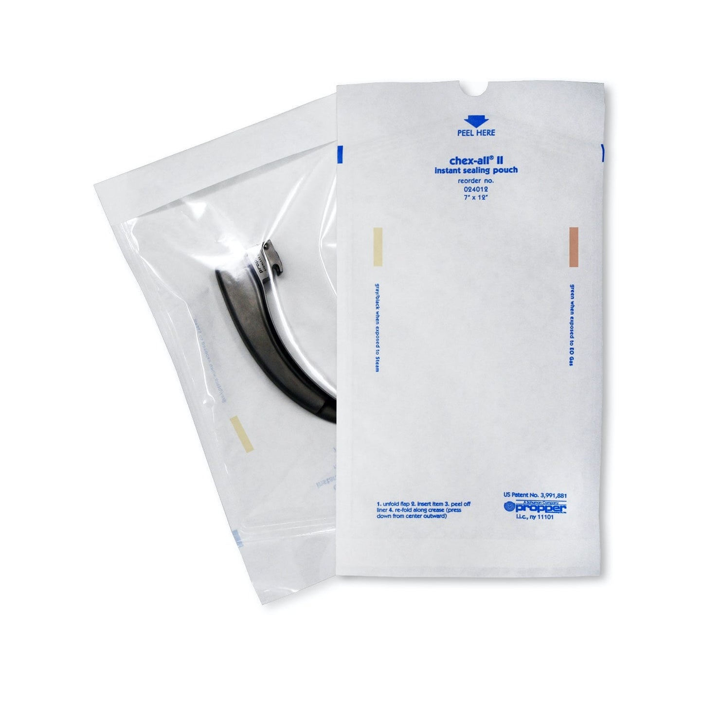 Chex - All Sterilization Pouches Pack of 250 Units 7 in x 12 in