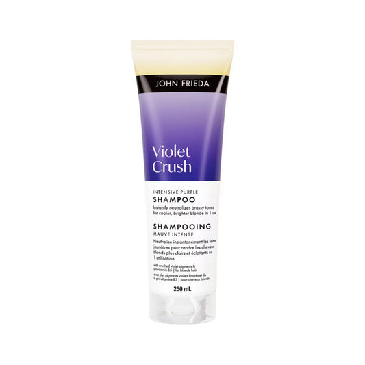 John Frieda Violet Crush Intense Purple Shampoo front package