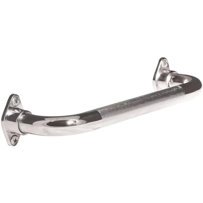 Aquasense Knurled Chrome Grab Bar with Rotating Flange, 24" / 60.96 cm view 2