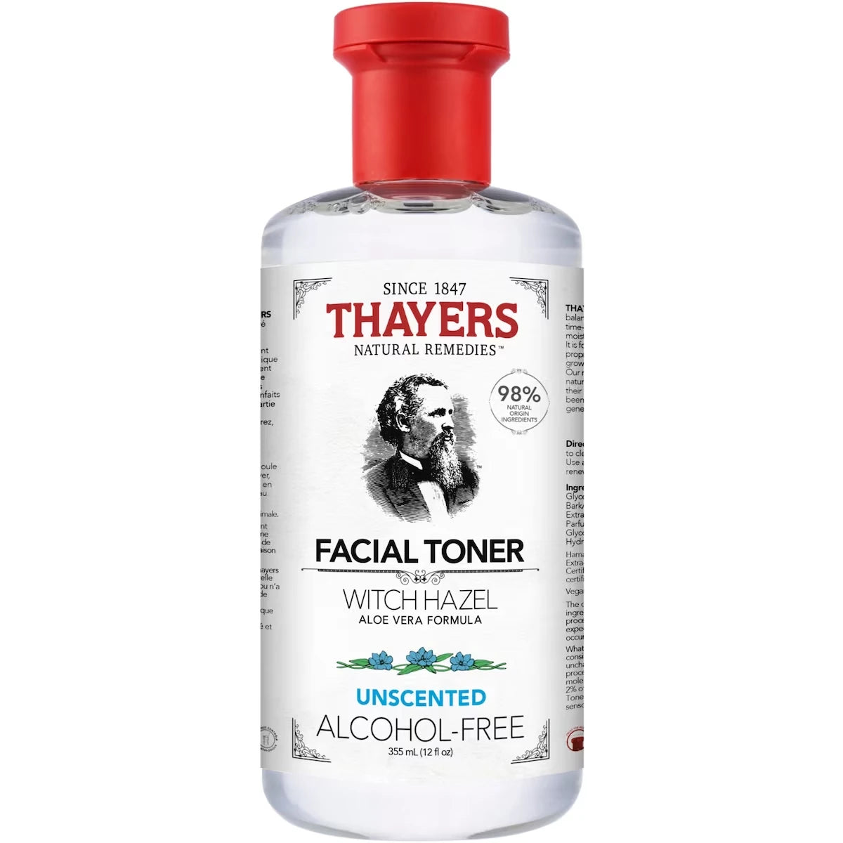 Thayers Unscented Alcohol Free Witch Hazel Face Toner with Aloe Vera product image