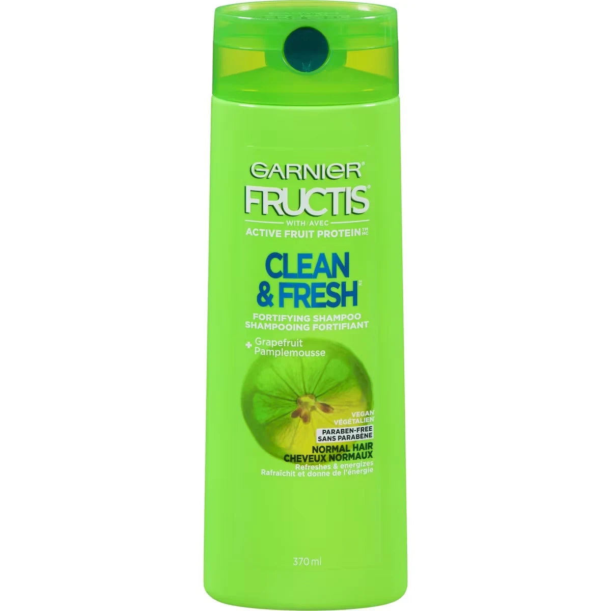 Garnier Fructis Clean & Fresh Shampoo front package