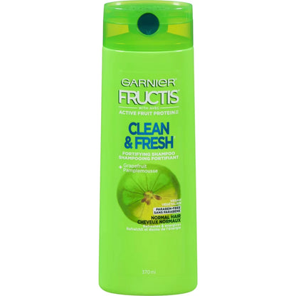 Garnier Fructis Clean & Fresh Shampoo front package