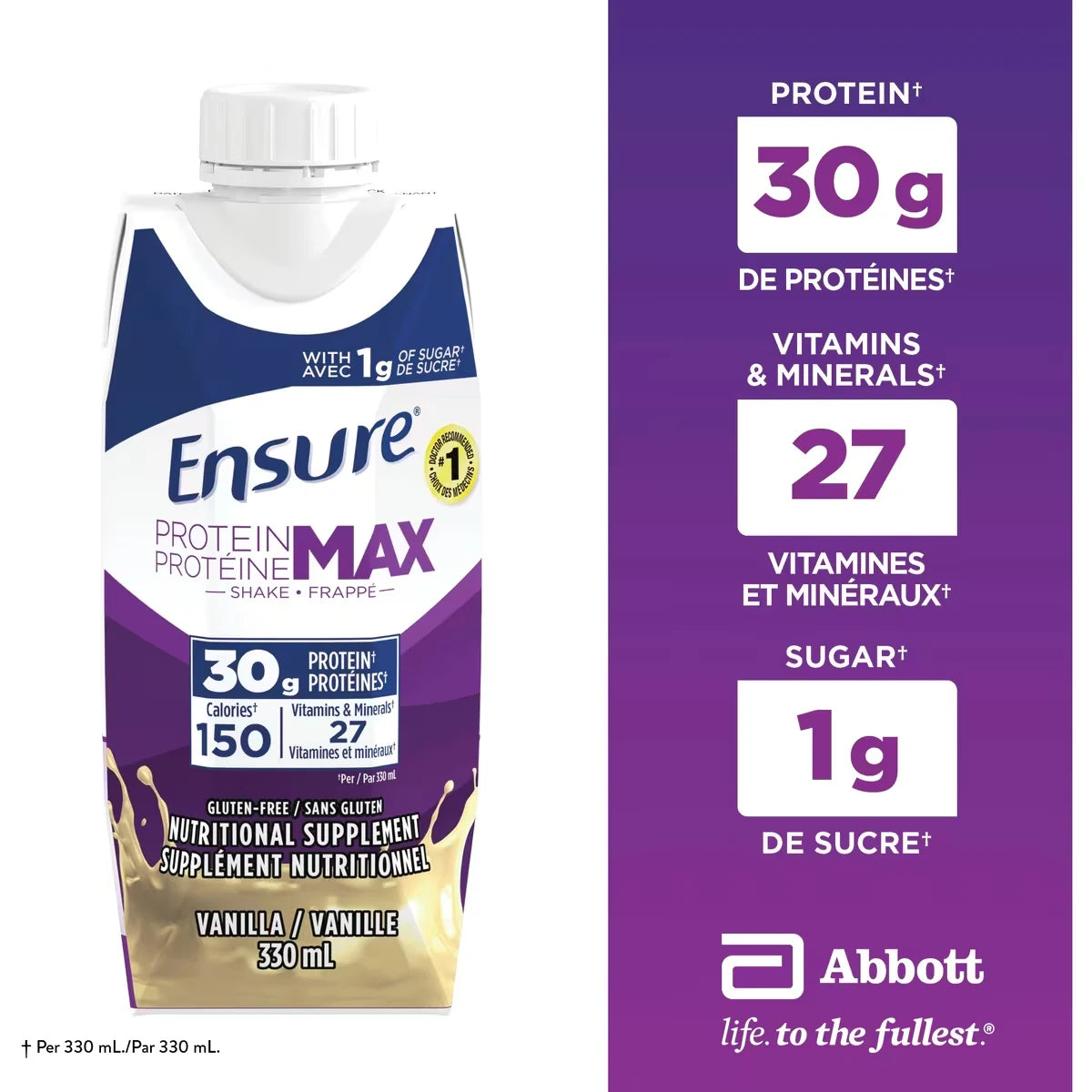 Ensure Protein Max 30 g Nutrition Shake Supplement product detail