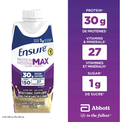 Ensure Protein Max 30 g Nutrition Shake Supplement product detail