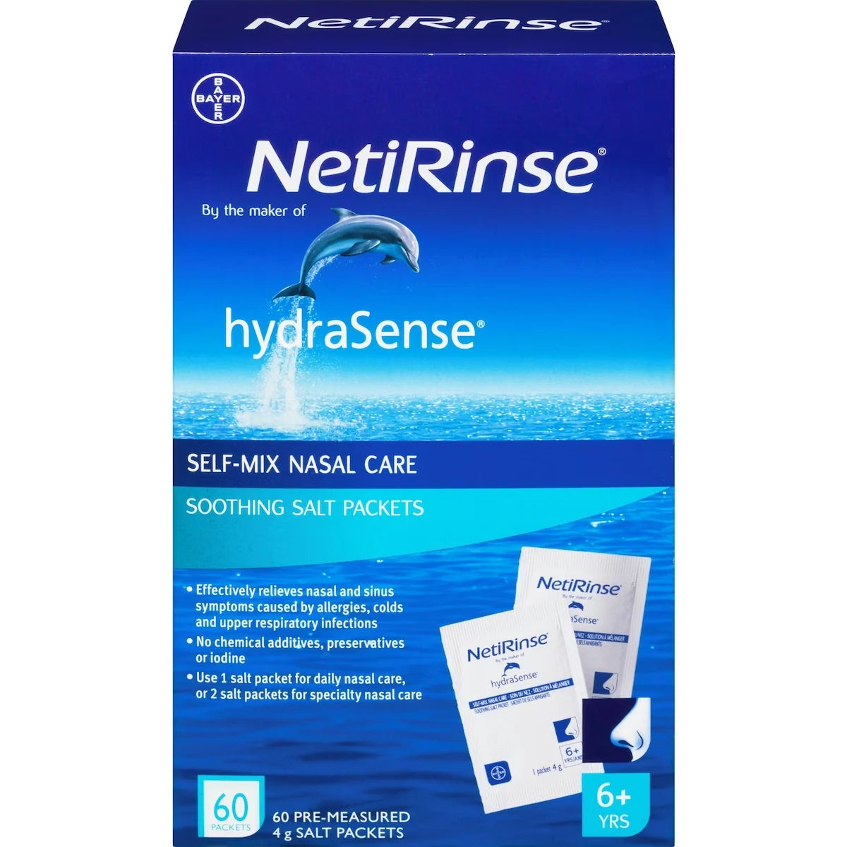 Netirinse Hydrasense Refill Salt Packets front package