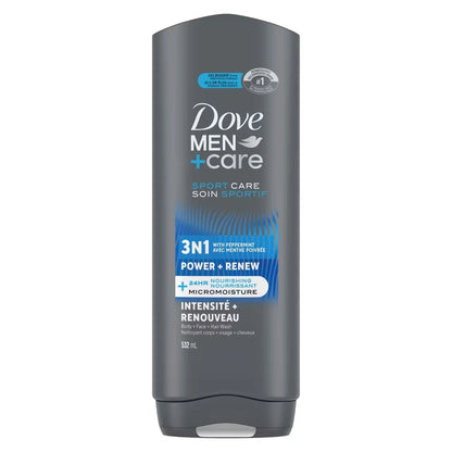Dove Men+Care Refreshing Power + Renew 3N1 Body front package