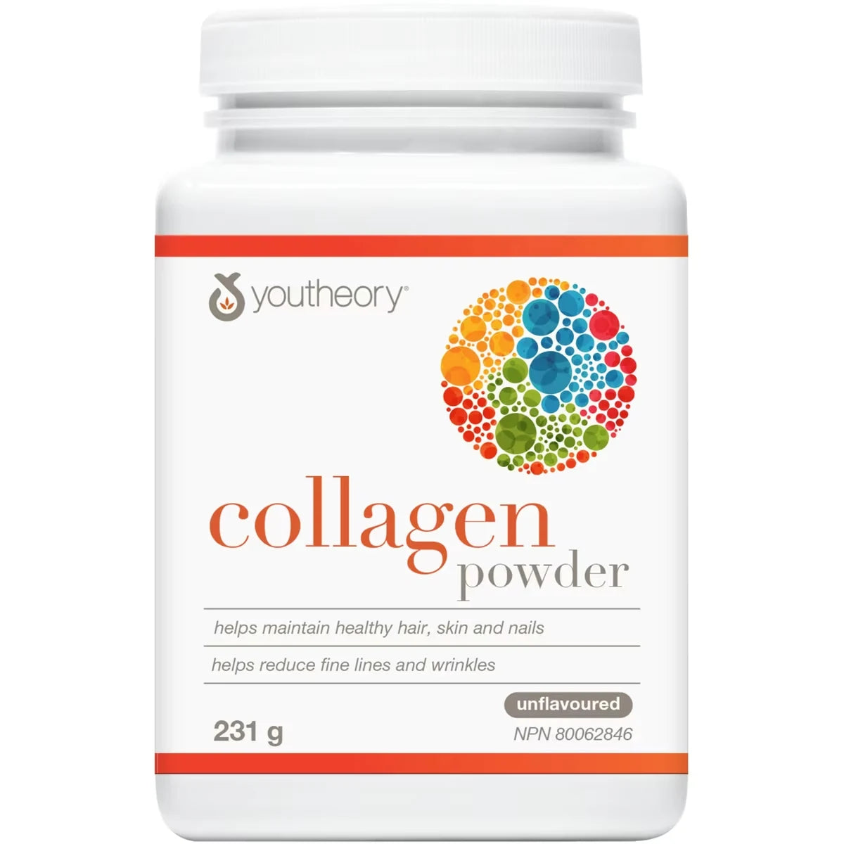 Youtheory Collagen Powder Unflavoured front package