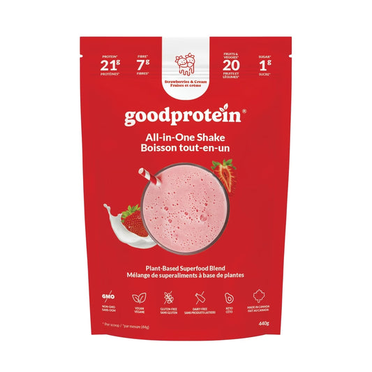 Good Protein Strawberries & Cream - All-in-One Shake front package