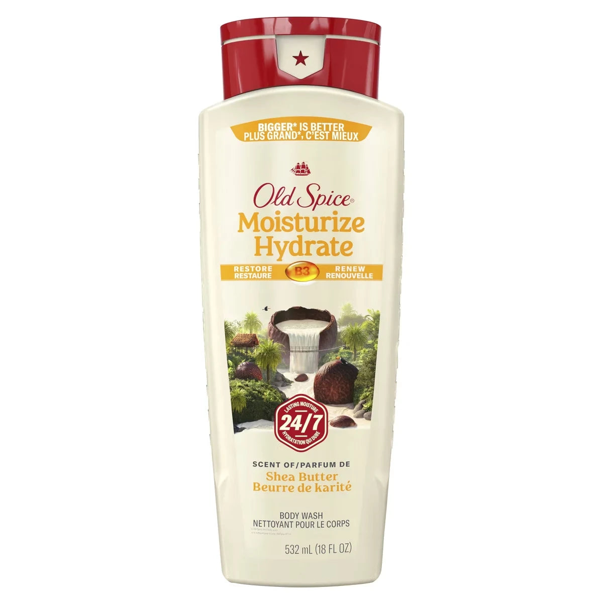 Old Spice Men's Body Wash Moisturize with Shea Butter product detail