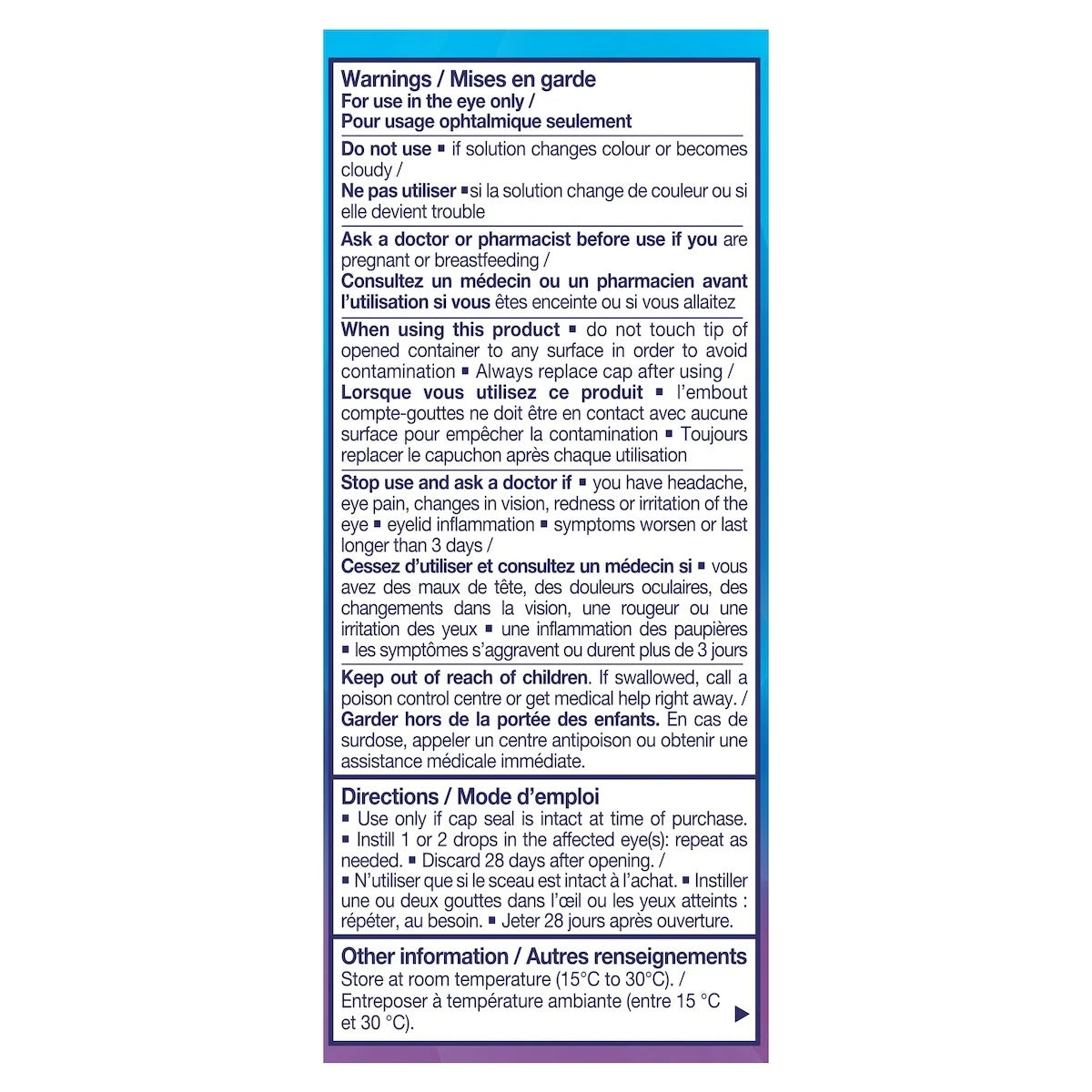 Thera Tears Lubricant Eye Drops product detail