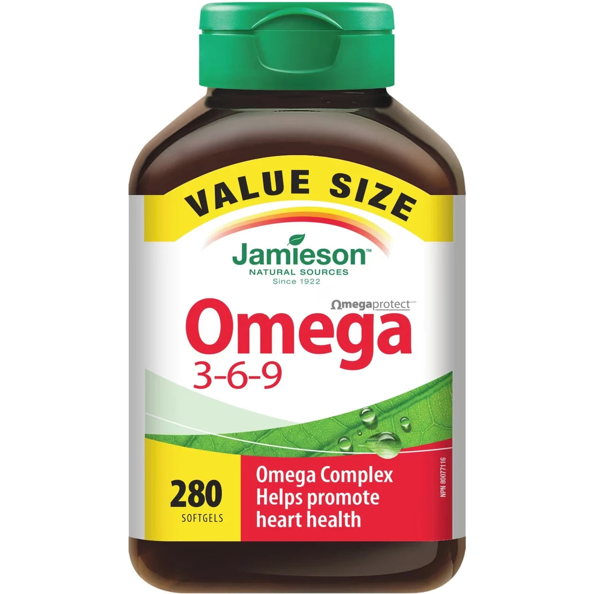 Jamieson Omega 3-6-9 OmegaProtectTM VALUE SIZE front package