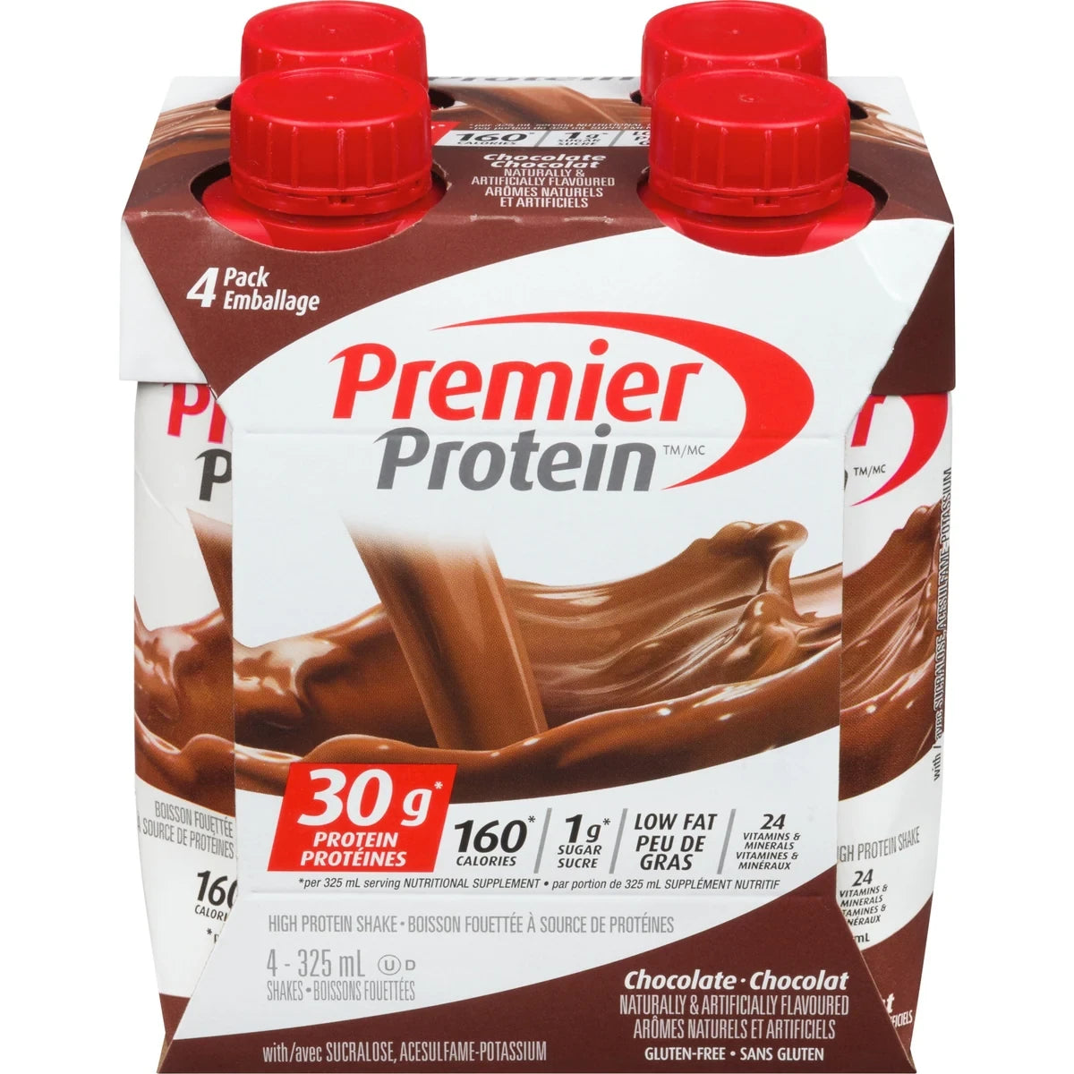 Premier Protein Chocolate Shake front package