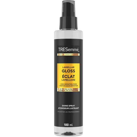TRESemmé Shine Spray Lamellar Gloss for Lasting Brilliance and High Definition Finish front package