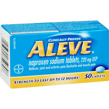 Aleve Pain Relief, Long-Lasting, Naproxen Sodium, 100 Caplets product image