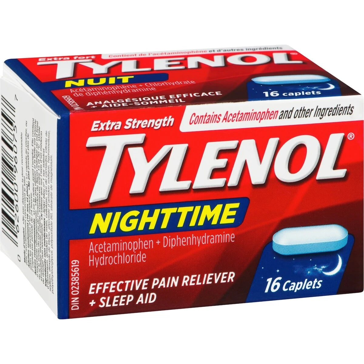 Tylenol Extra Strength Nighttime Pain Relief & Sleep Aid product detail