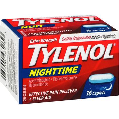 Tylenol Extra Strength Nighttime Pain Relief & Sleep Aid product detail