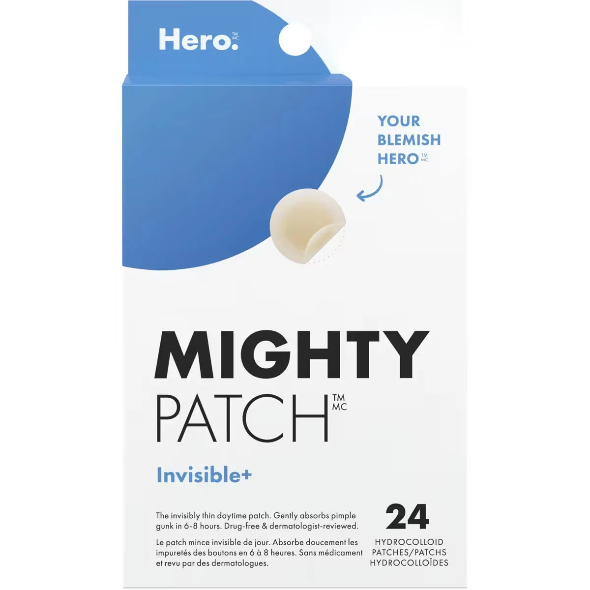 Hero Cosmetics Mighty Patch Invisible+ front package