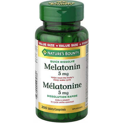 Natures Bounty Extra Strength Sublingual Melatonin 5 mg view 2