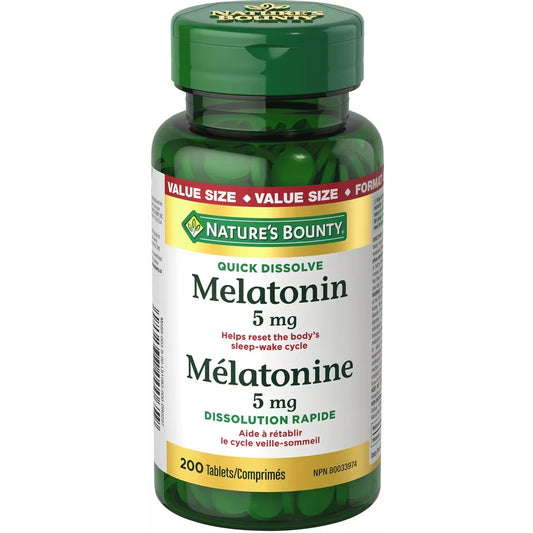Natures Bounty Extra Strength Sublingual Melatonin 5 mg view 2