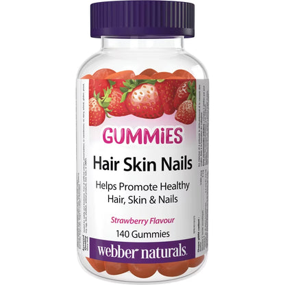 Webber Hair Skin Nails Gummies front package