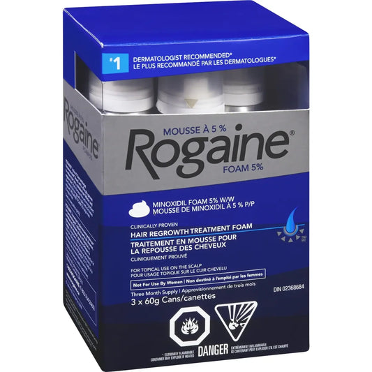 Rogaine Men's 5% Minoxidil Foam Hair Loss and Thinning Treatment 60 g product detail