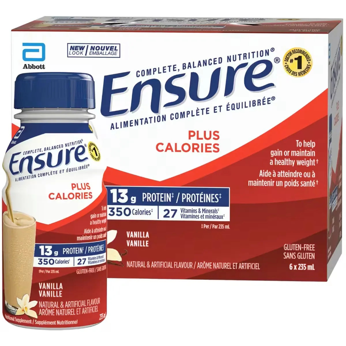 Ensure Plus Calories VANILLA front package