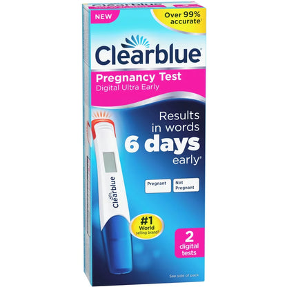 Clearblue Pregnancy Test Digital Ultra Early 2ct 2 count product detail