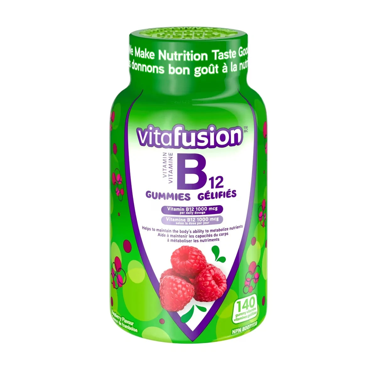 Vitafusion Vitamin B12 Gummy Vitamins front package