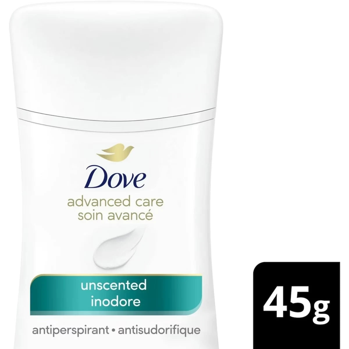 Dove Advanced Care Unscented Deodorant for Women product detail