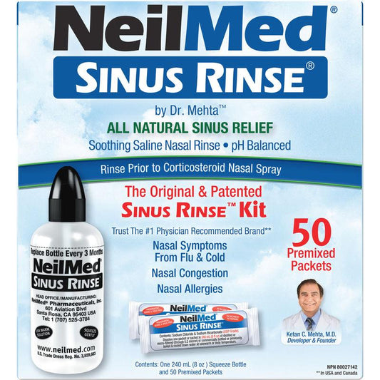 NeilMed Sinus rinçage - Le kit original de rinçage des sinus