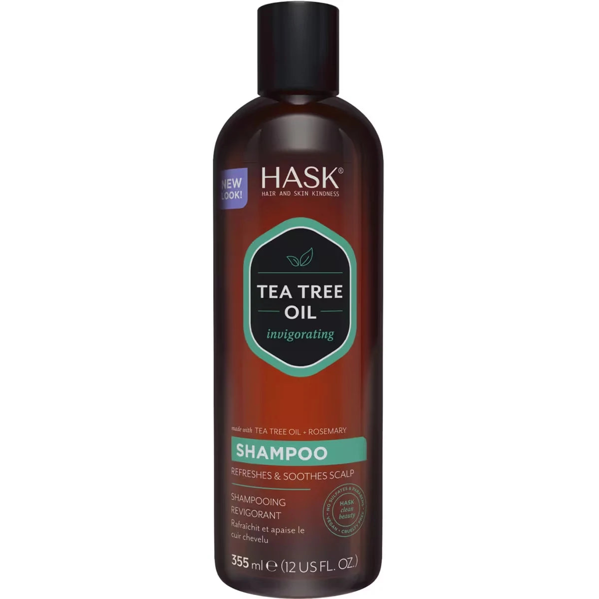 HASK Tea Tree Oil & Rosemary Invigorating Shampoo front package