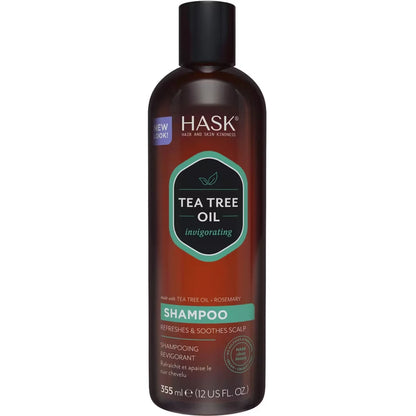HASK Tea Tree Oil & Rosemary Invigorating Shampoo front package