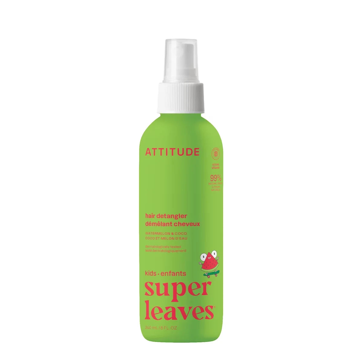 Attitude Watermelon & Coco Detangler front package