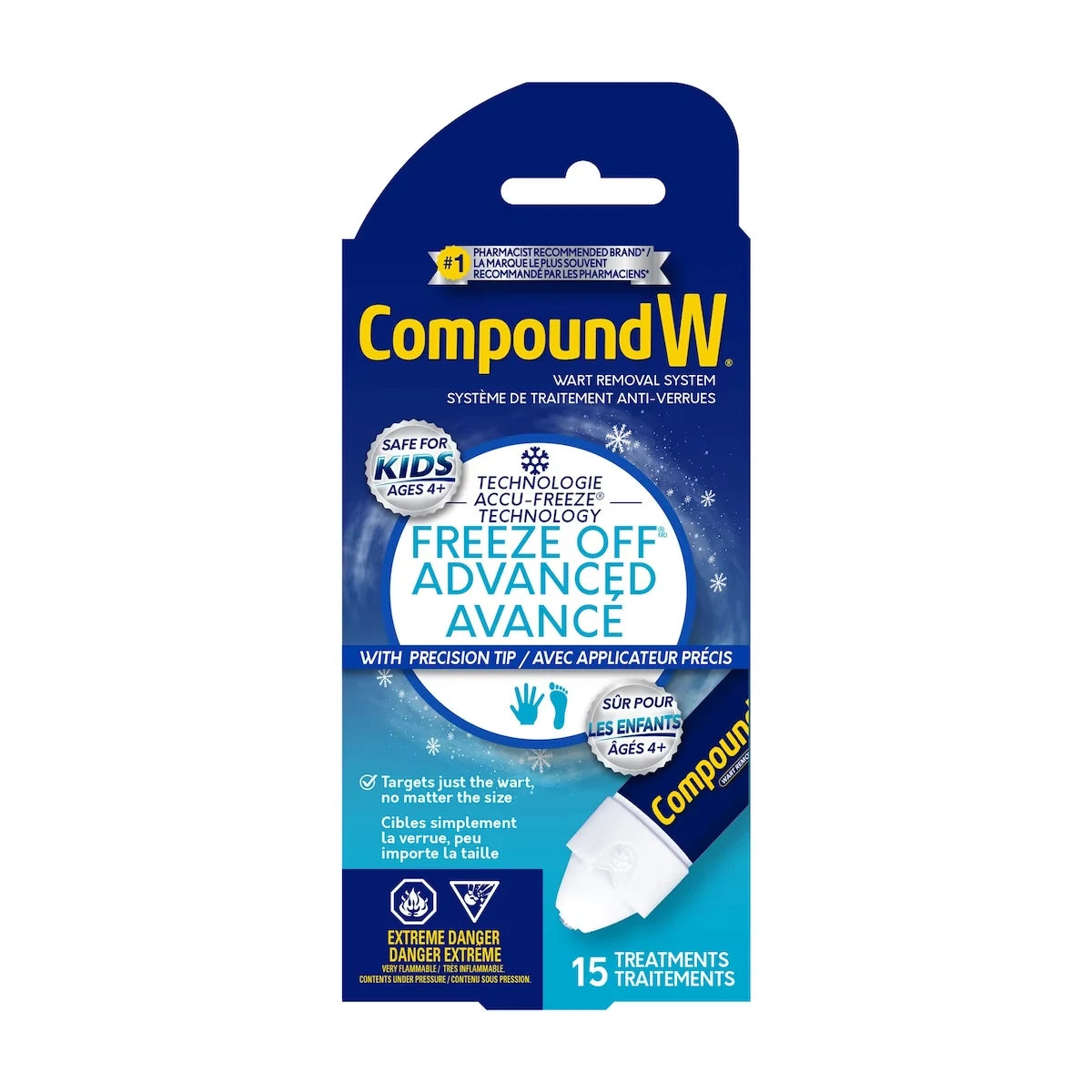 Compound W Freeze Off Advanced front package
