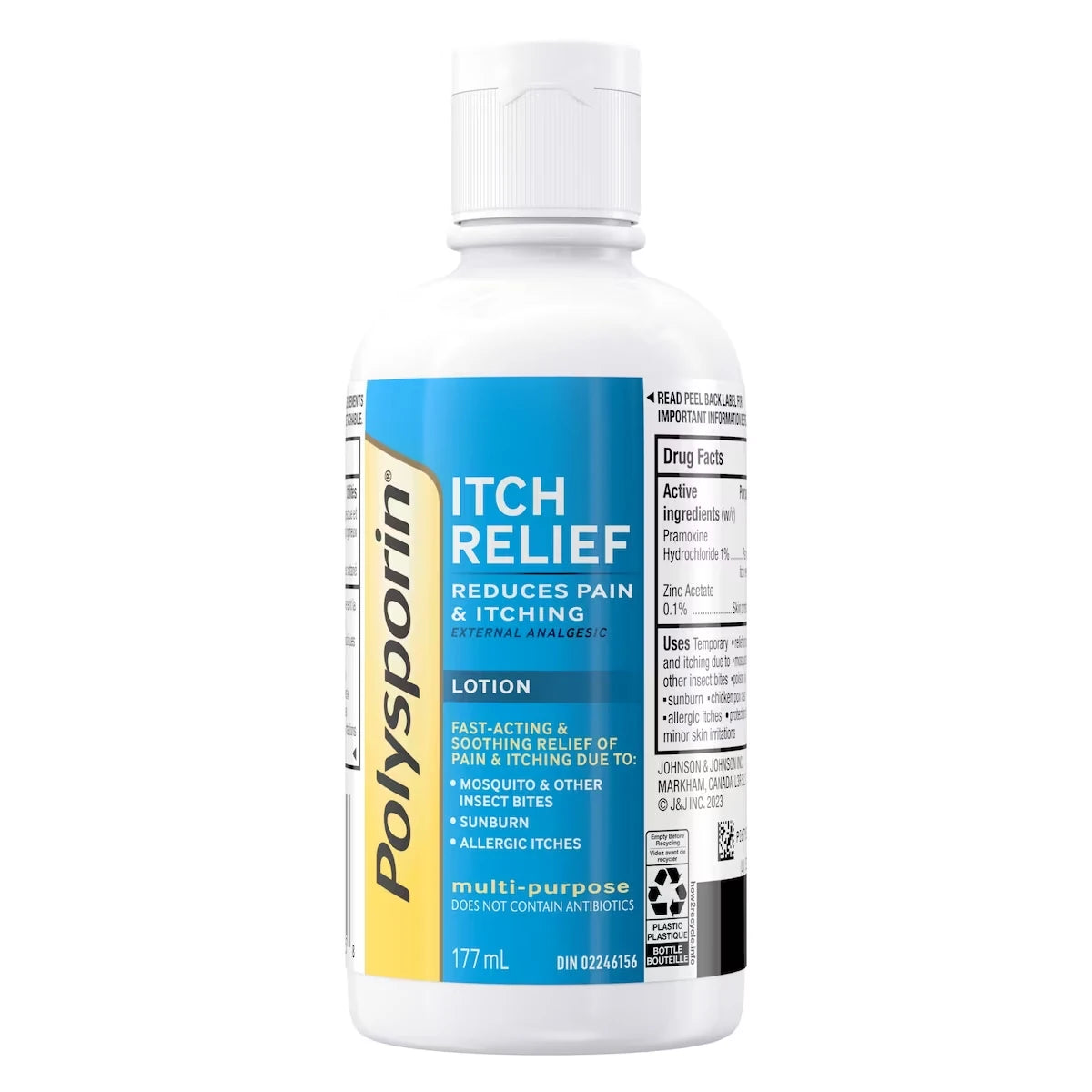 Polysporin Itch Relief Lotion front package