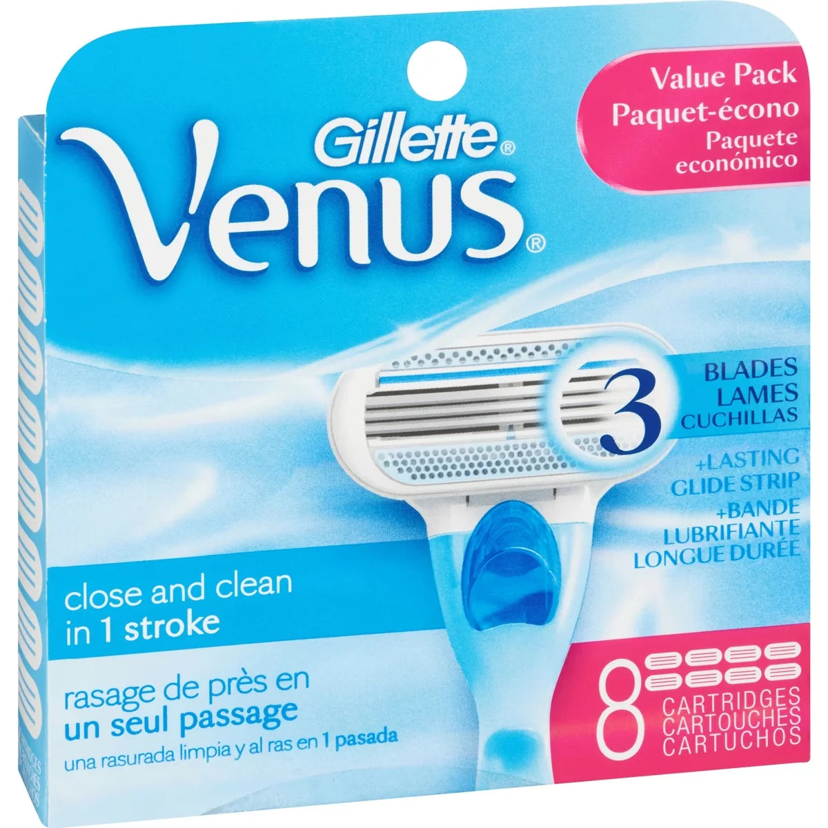 Venus Gillette Women's Razor Blades, 8 Refills product detail