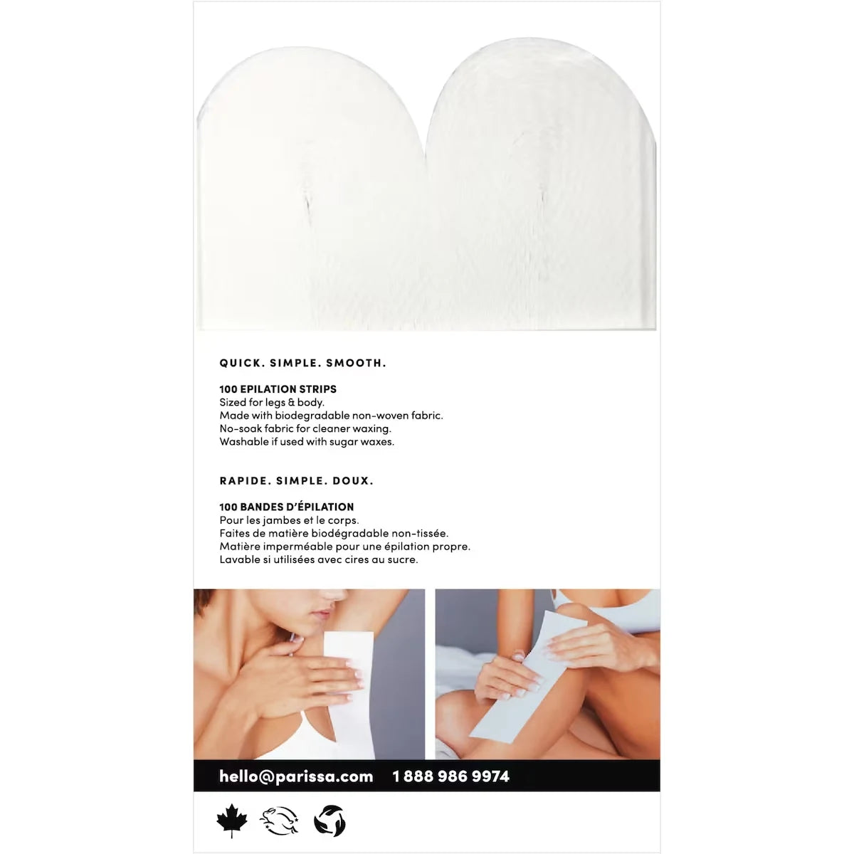 Parissa Epilation Strips Large Biodegradable product detail