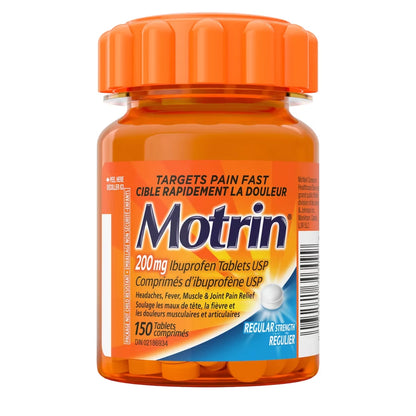 Motrin regular strength pain relief ibuprofen product image, alternate view