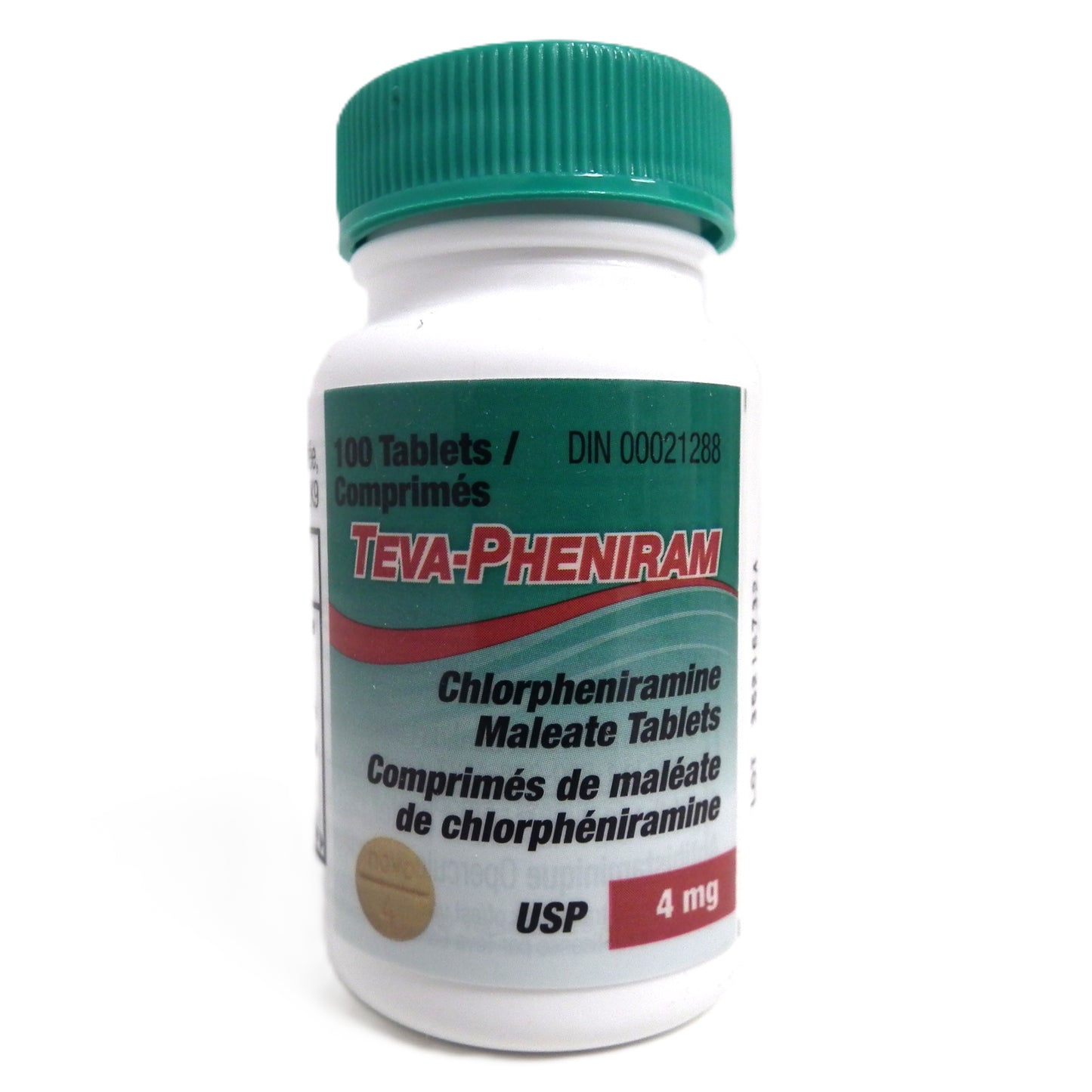 Teva - Pheniram 100 Tablets 4 mg