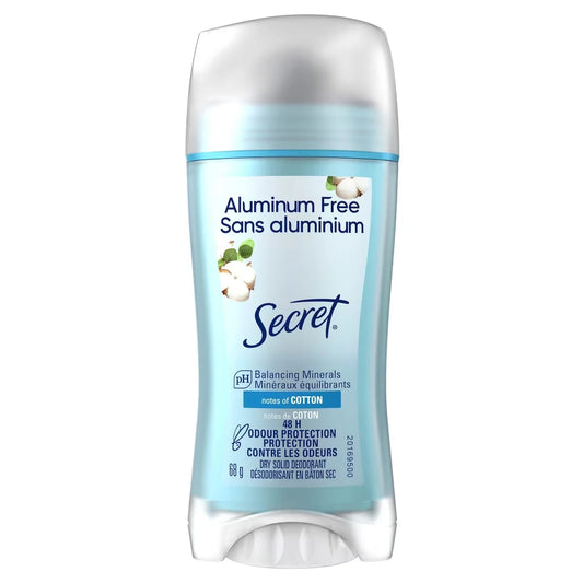 Secret Aluminum Free Deodorant, Cotton, 68 g product image