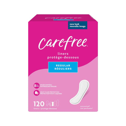 Carefree Acti-Fresh Body Shape Panty Liners Regular front package