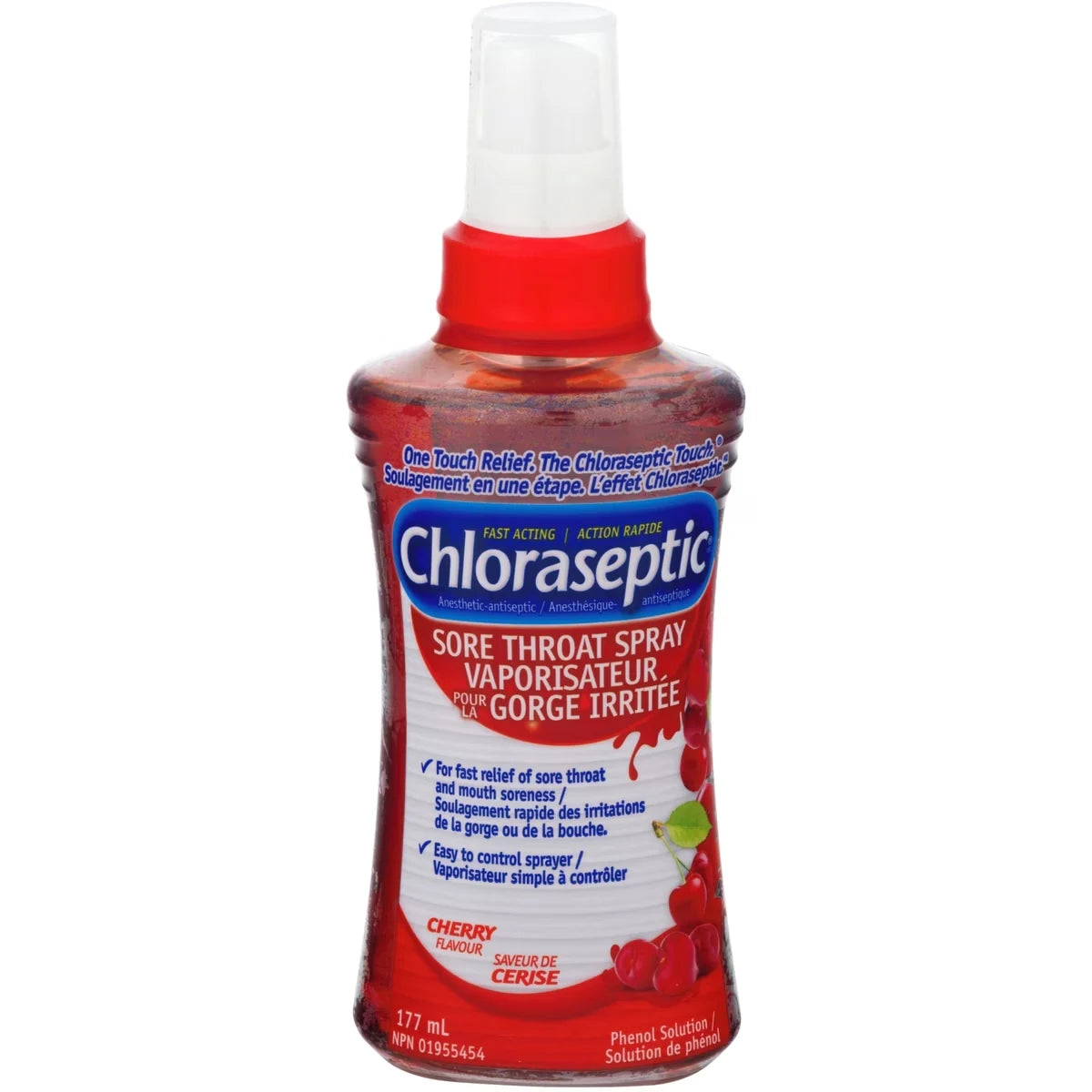 Chloraseptic Sore Throat Spray Cherry front package