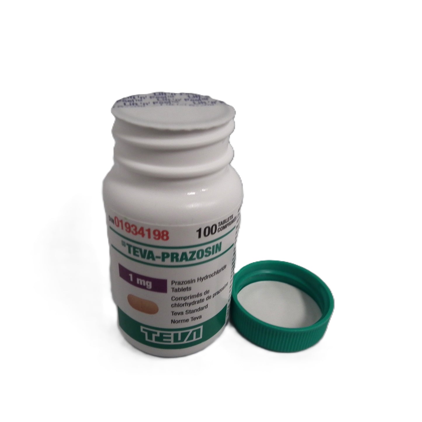 Prazosin Tablet Bottle of 100 Tablets