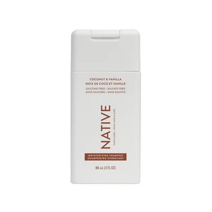 Native Coconut & Vanilla Moisturizing Shampoo mini 88 ml front package