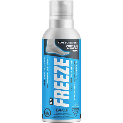 X3 Cooling Pain Relief Continuous Spray for Sore Feet view 2