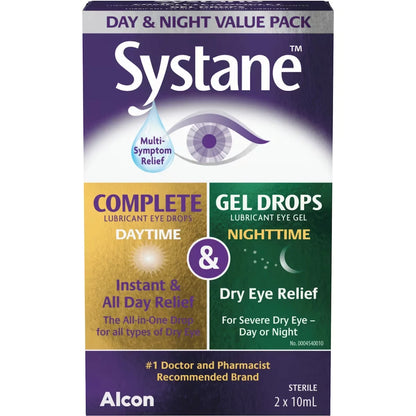 Systane Day + Night Value Pack - Complete Daytime & Gel Drops Nighttime front package