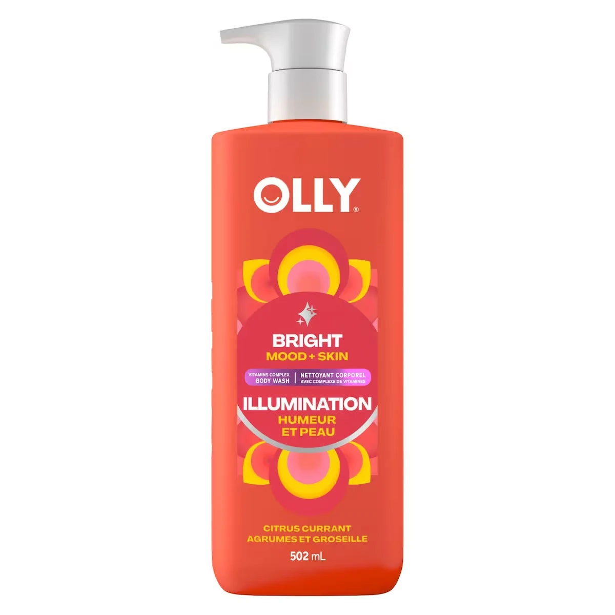 OLLY Bright Body Wash with Vitamin Complex, Citrus Currant front package