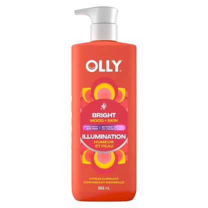 OLLY Bright Body Wash with Vitamin Complex, Citrus Currant front package